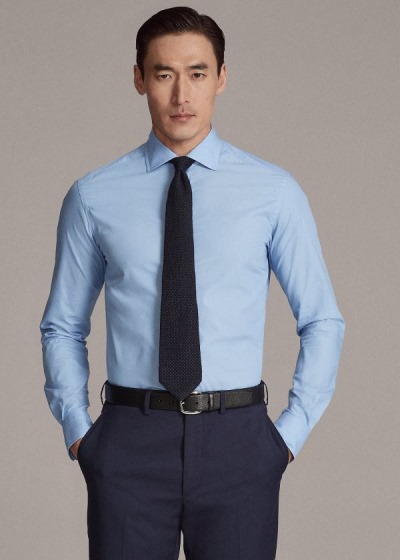 Ralph Lauren RLX Tailored Fit Stretch Skjorter Herre Danmark (YNRPW6571)